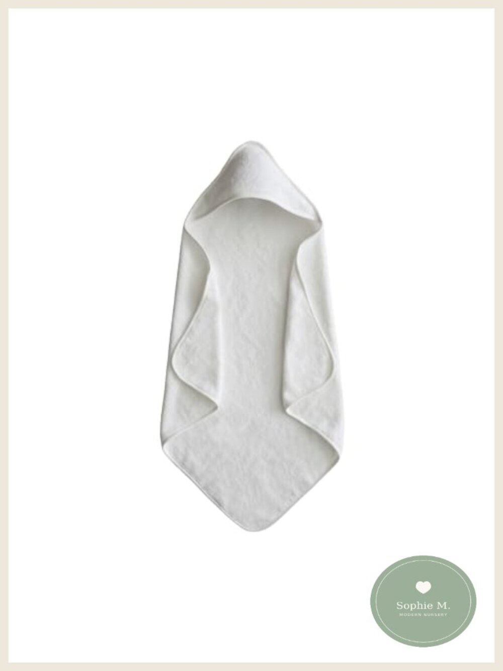 Organic Cotton Hooded Baby Towel Soft Absorbent Bath Essential